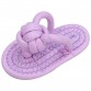 Cute "Flip Flop" Style Cotton Rope Braided Slippers 