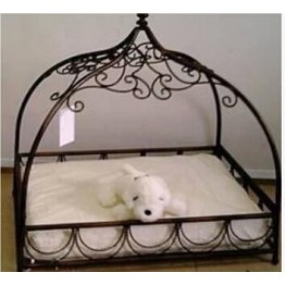 European wrought iron dog bed