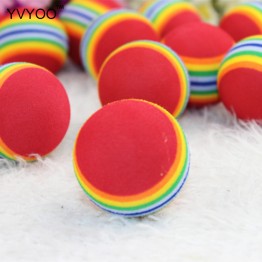 Colorful Striped Round Ball Doggie Toy 